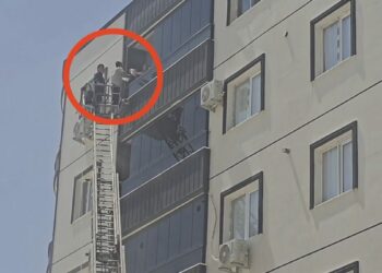 Mardin'de 5 katlı apartmanda yangın; 1'i bebek 3 kişi dumandan etkilendi