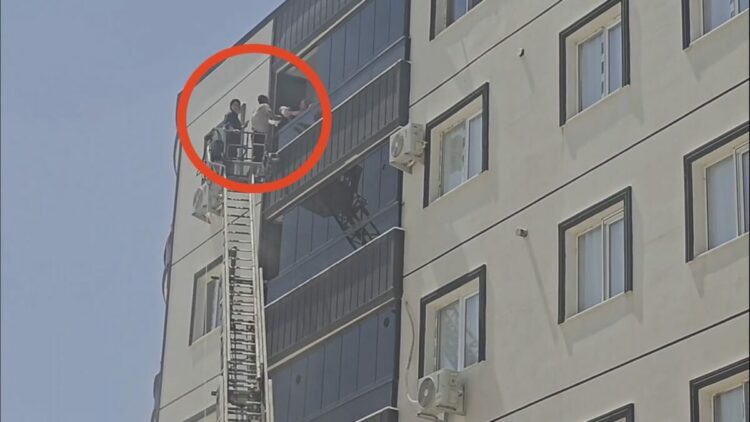 Mardin'de 5 katlı apartmanda yangın; 1'i bebek 3 kişi dumandan etkilendi