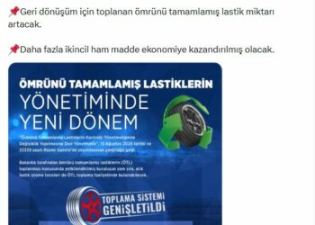 Atık lastik işleme tesisleri, ömrünü tamamlamış lastikleri toplayıp işleyebilecek