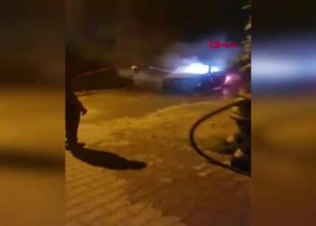Kamyonetini ve evini ateşe veren mimar, yangında öldü