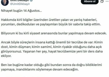 Ümit Dikbayır: Hakkımda üretilen yalan haberleri sabırla takip ettim