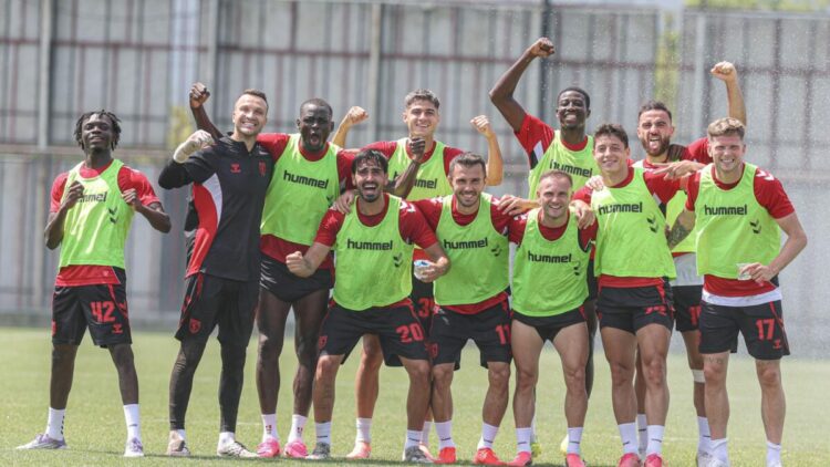 Samsunspor, Göztepe maçı hazırlıklarını sürdürdü
