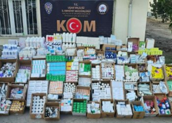 Uşak'ta 5 bin 958 kutu tarihi geçmiş hayvansal ilaç ele geçirildi