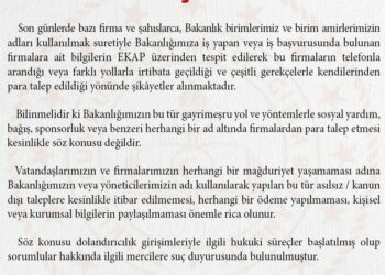 MEB: Bakanlığımızın sosyal yardım veya bağış adı altında firmalardan para talep etmesi söz konusu değildir