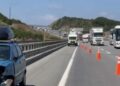 Beykoz Kuzey Marmara Otoyolu’nda otomobil, yolcu otobüsüne çarptı