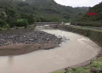 Giresun’da selde kayıp dayı ve yeğeni arama çalışmaları 3’üncü gününde