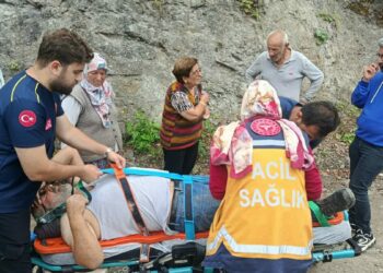 Artvin'de düştükleri bölgede mahsur kalan 2 kişi kurtarıldı