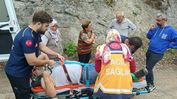 Artvin'de düştükleri bölgede mahsur kalan 2 kişi kurtarıldı