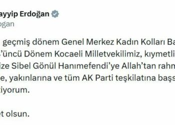 Cumhurbaşkanı Erdoğan'dan AK Parti'li Gönül için taziye mesajı