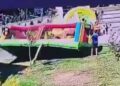 Çekmeköy’de şişme oyun parkı rüzgar nedeniyle ters döndü; 3 çocuk yaralandı