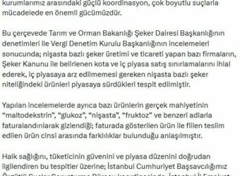 İstanbul merkezli 8 ilde 'şeker' soruşturması; 47 şüpheli ifadeye çağrıldı