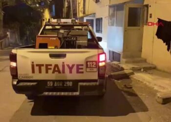 Arkadaşlarının şakasıyla mahsur kaldı, polis ve itfaiye kurtardı