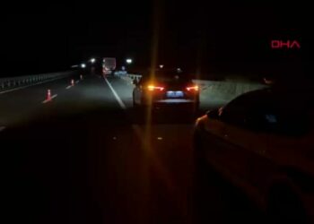 TIR'a çarpan motosikletin sürücüsü yaralandı