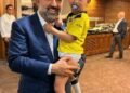 Çorum FK Başkanı Balçık, minik taraftar Göktuğ ile Fenerbahçe-Lyon maçında buluştu