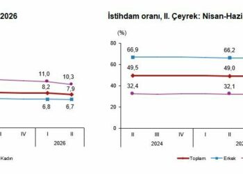TÜİK: Yılın ikinci çeyreğinde işsizlik oranı yüzde 0,3 azaldı