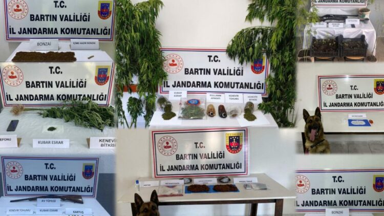 Bartın'da uyuşturucu operasyonu: 16 gözaltı