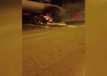 Gaziantep’te tankerde yangın