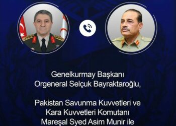 Genelkurmay Başkanı Bayraktaroğlu, Pakistan Savunma Kuvvetleri Komutanı ile görüştü