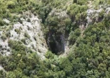 Kadı Harmanı Kokurdanı dronla görüntülendi