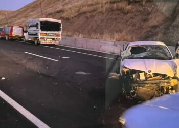 Otomobil takla attı: 2’si ağır, 6 yaralı