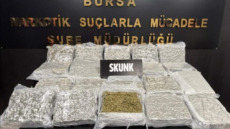 Evinde ve aracında 45 kilo esrarla yakalanan şüpheli tutuklandı