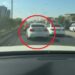 Trafikte otomobiliyle makas attı; o anlar kamerada