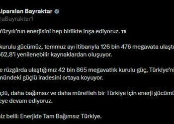Türkiye'nin elektrik kurulu gücü 126 bin 476 megavata ulaştı
