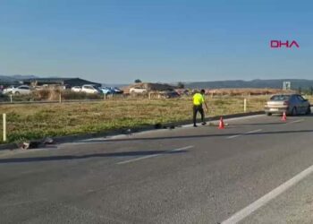 Otomobille çarpışan elektrikli bisiklet sürücüsü öldü
