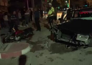 İki motosiklet kazasında 3 kişi yaralandı