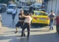 Zeytinburnu'nda taksiciler arasında yumruklu kavga kamerada