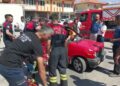 Kamyonetle çarpışan otomobilin sürücüsü yaralandı