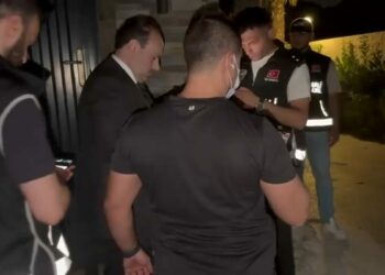 Alihan Kuriş'in gözaltına alındığın anların görüntüsü ortaya çıktı