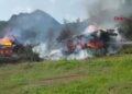 Artvin’de yangın; 2 ev kullanılmaz hale geldi