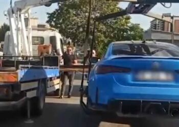 Plakası kapalı aracıyla drift atan sürücüye 281 bin TL ceza