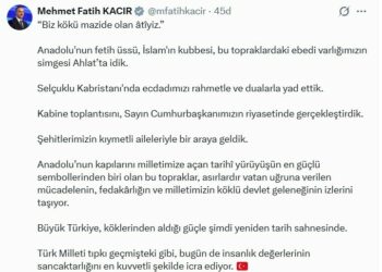 Bakan Kacır: Büyük Türkiye köklerinden aldığı güçle yeniden tarih sahnesinde