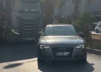 Tartıştığı sürücünün otomobiline TIR ile çarptı