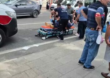 Tekirdağ'da otomobilin çarptığı yaya yaralandı