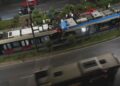 Zeytinburnu'nda iki tramvay çarpıştı: 9 yaralı / HAVADAN GÖRÜNTÜ