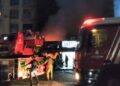 Esenyurt'ta kafe alev alev yandı