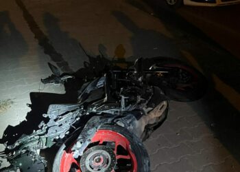 Motosikletiyle kaza yapıp, arkadan gelen otomobil çarpan Talha, hayatını kaybetti