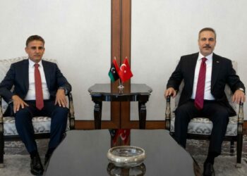 Bakan Fidan, Libya Genelkurmay Başkan Vekili Salahattin Nemruş'u kabul etti