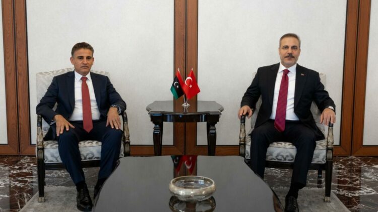 Bakan Fidan, Libya Genelkurmay Başkan Vekili Salahattin Nemruş'u kabul etti