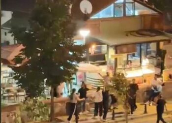 Milli cimnastik antrenörü Funda Bakış'ın bıçaklandığı kavganın görüntüleri ortaya çıktı