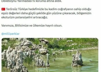 Bakan Yumaklı: Türkiye'nin 54'üncü milli parkı Deveboynu Yarımadası oldu