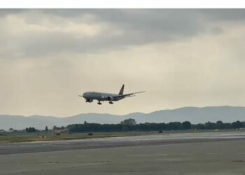 THY tarihinin en uzun uçuşunu Juventus ile gerçekleştirdi. Fotoğraf: İstanbul, (DHA)