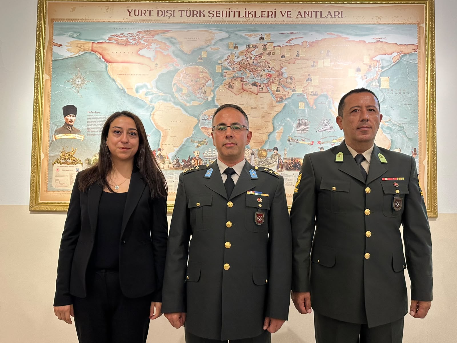 MSB Harita Genel Müdürlüğü, yurt dışındaki şehitliklerin haritasını çıkardı