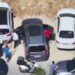 Polisten film gibi takip: Plajda araçlardan hırsızlık yapan 2 şüpheli dronla yakalandı