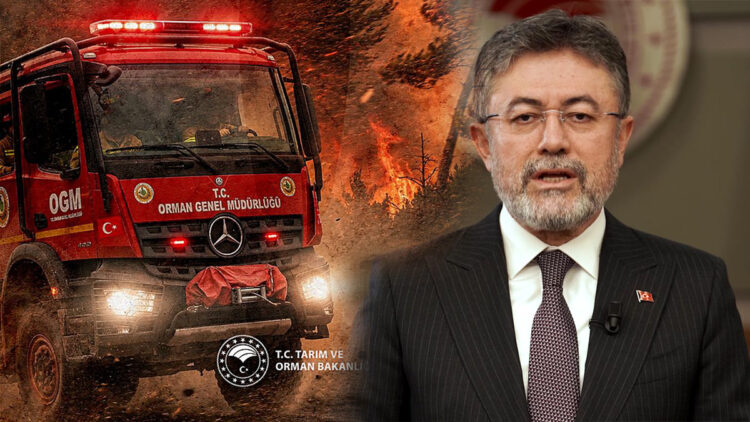 Bakan Yumaklı'dan orman yangını uyarısı: Şiddetli rüzgâr nedeniyle 5 il için kritik çağrı