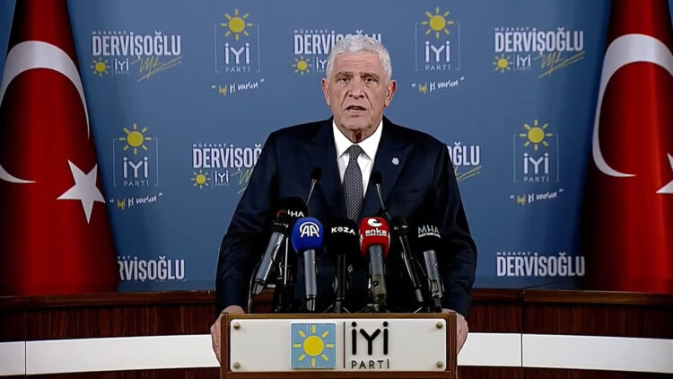 İyi Parti Genel Başkanı Dervişoğlu sert konuştu: "Türk milleti ihanet yasasını not etti"