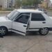 Aday sürücü otomobiliyle aydınlatma direğine çarptı; o anlar kamerada